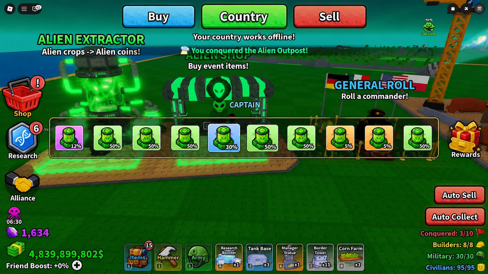 Defending the Alien King of the Hill base in Mini War