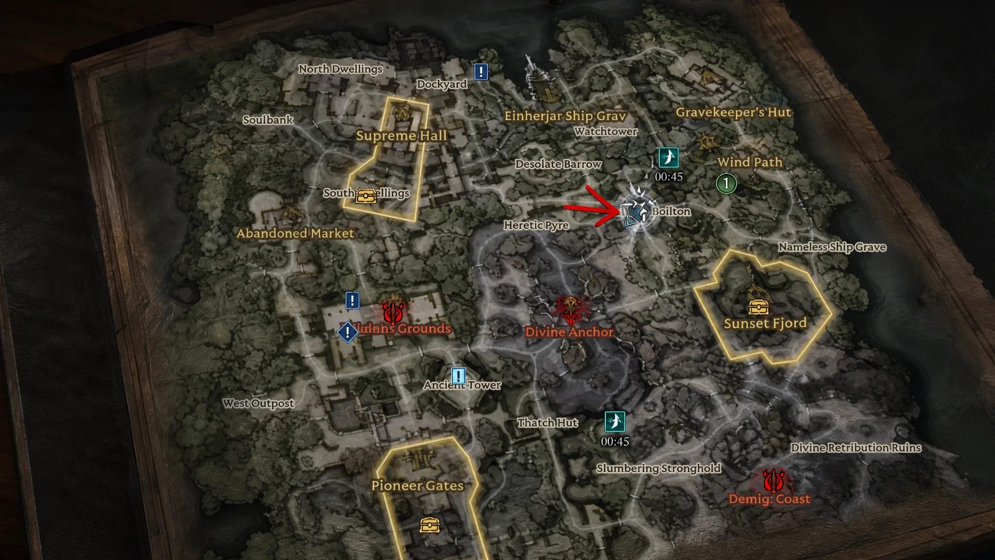 Harpy's second location