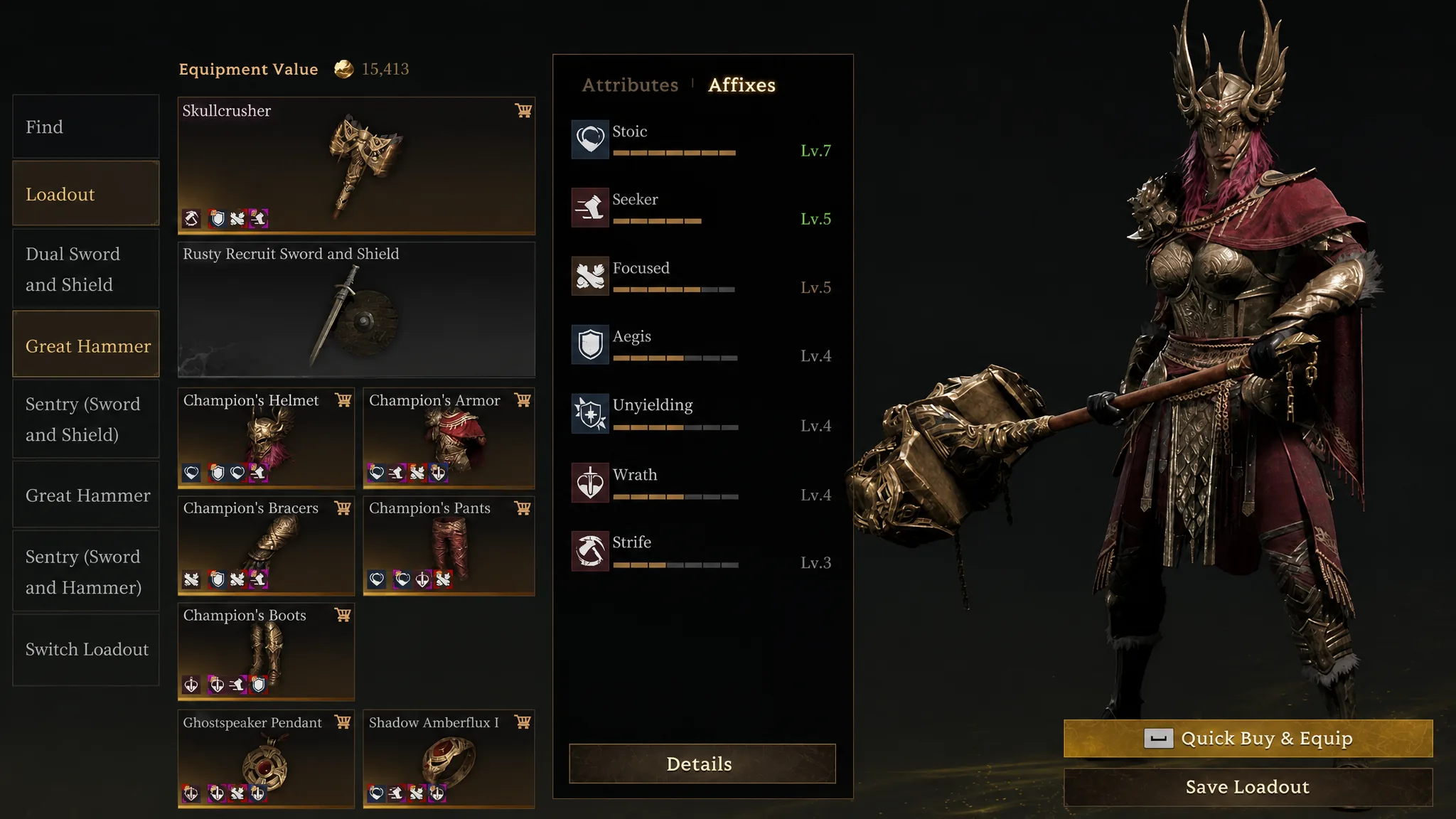 Mercenary best build in Mistfall Hunter
