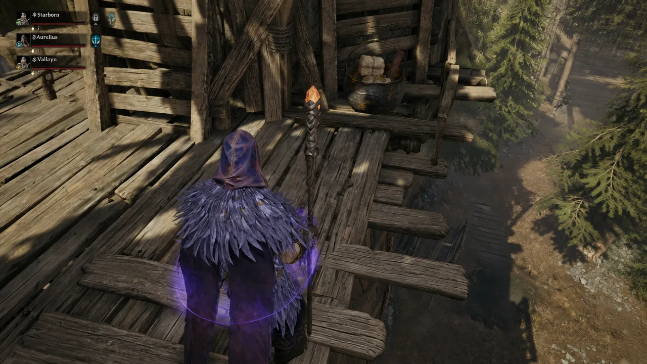 Always keep the high ground while doing PvP in Mistfall Hunter
