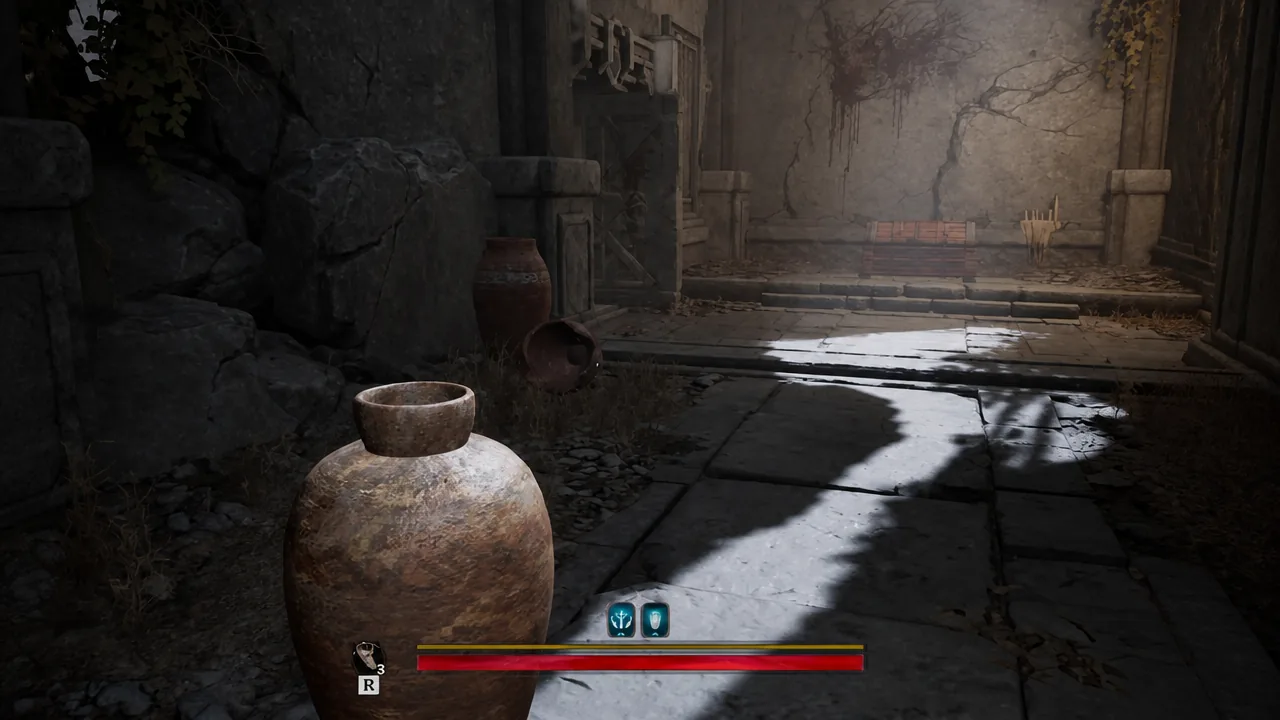 Moving towards other scenario objects while under the effects of Mimic Dust in Mistfall Hunter