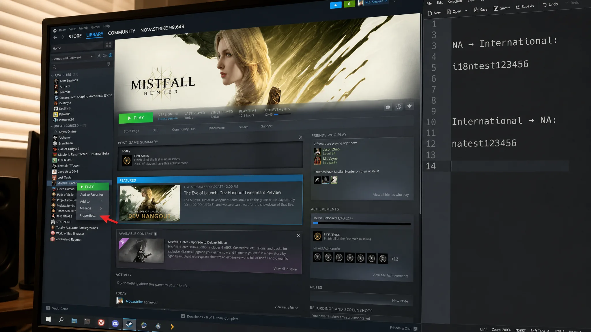 Mistfall Hunter Server Location