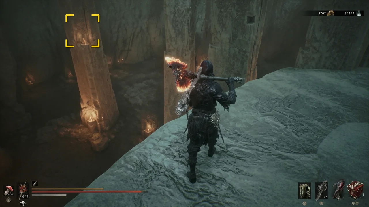 The lower courtyard below the Citadel Annex Beacon in the Faded Citadel