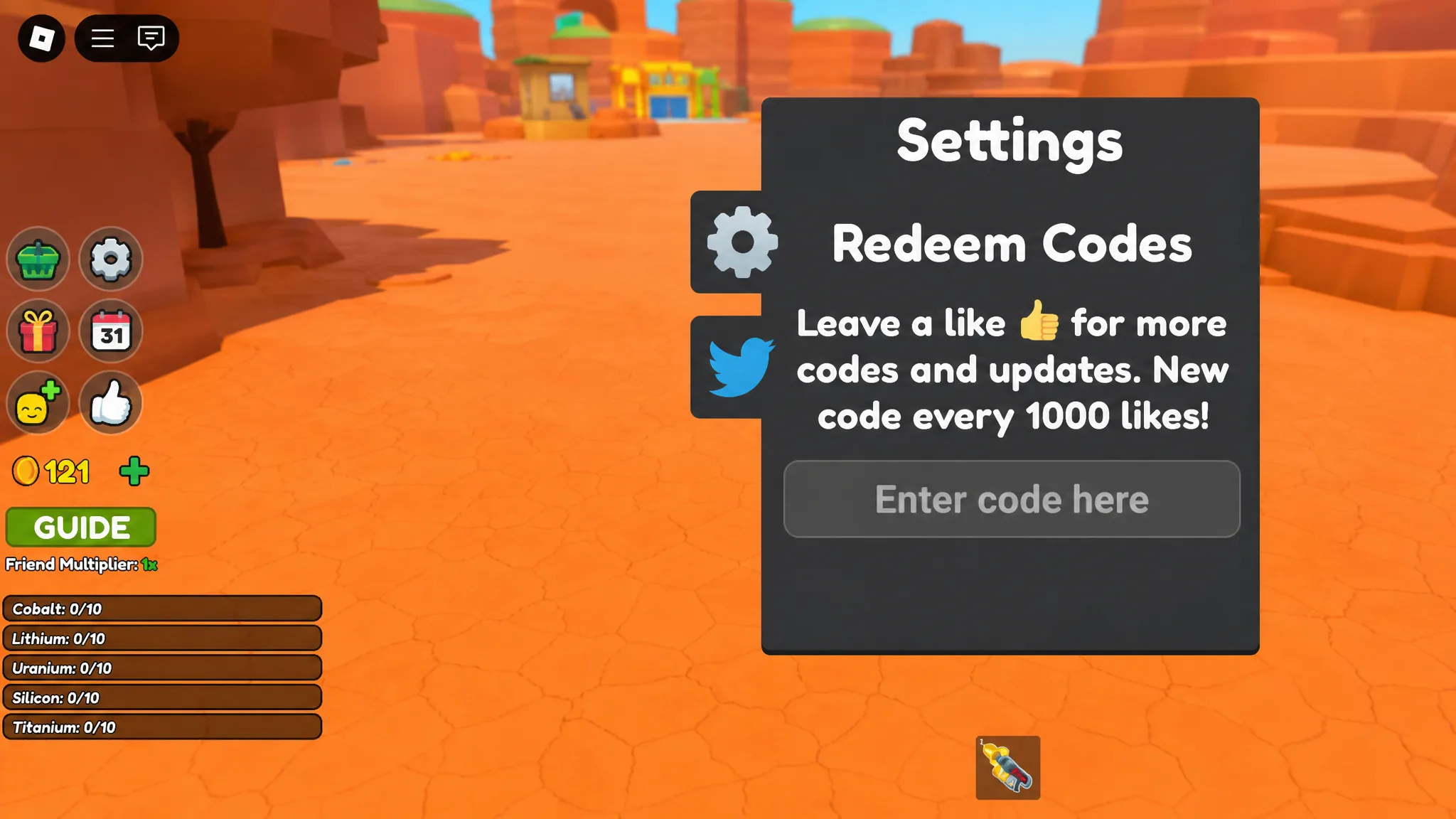 How to redeem My Planet Tycoon codes