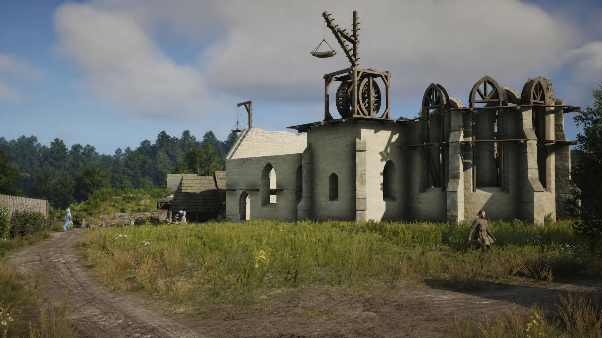 Manor Lords update August 2026 - The new Large Stone Church