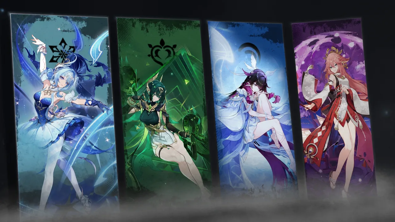 Nefer-Columbina-Yae Miko-and Odette Team Composition in Genshin Impact