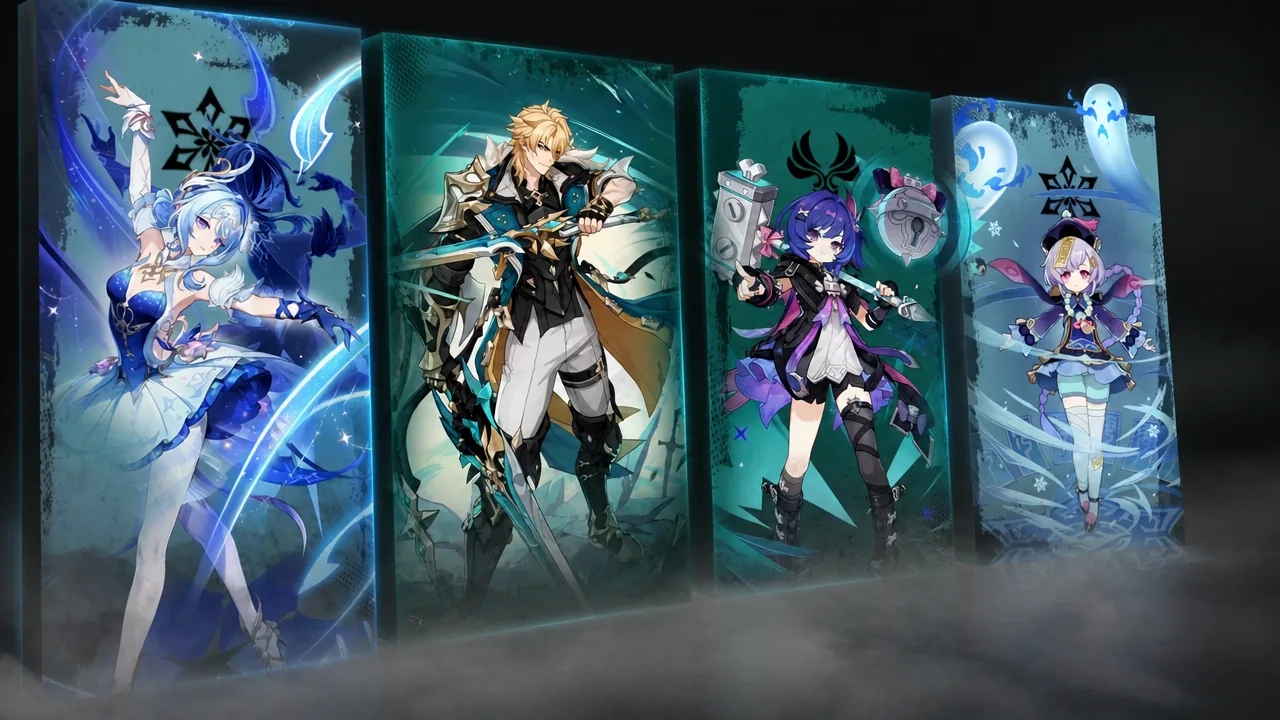 Varka-Prune -Qiqi-and Odette Team Composition in Genshin Impact