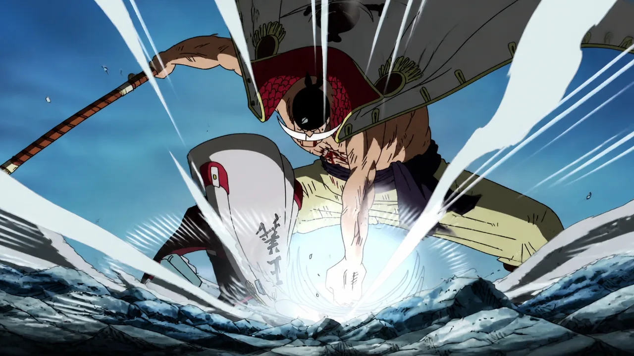 Whitebeard vs akainu Proofs Admirals Weaker Yonko one piece