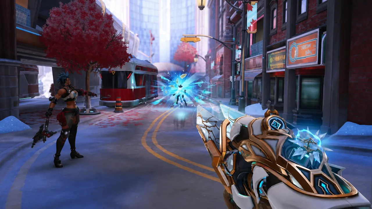 Sojourn Overwatch season 4 Mythic weapon skin