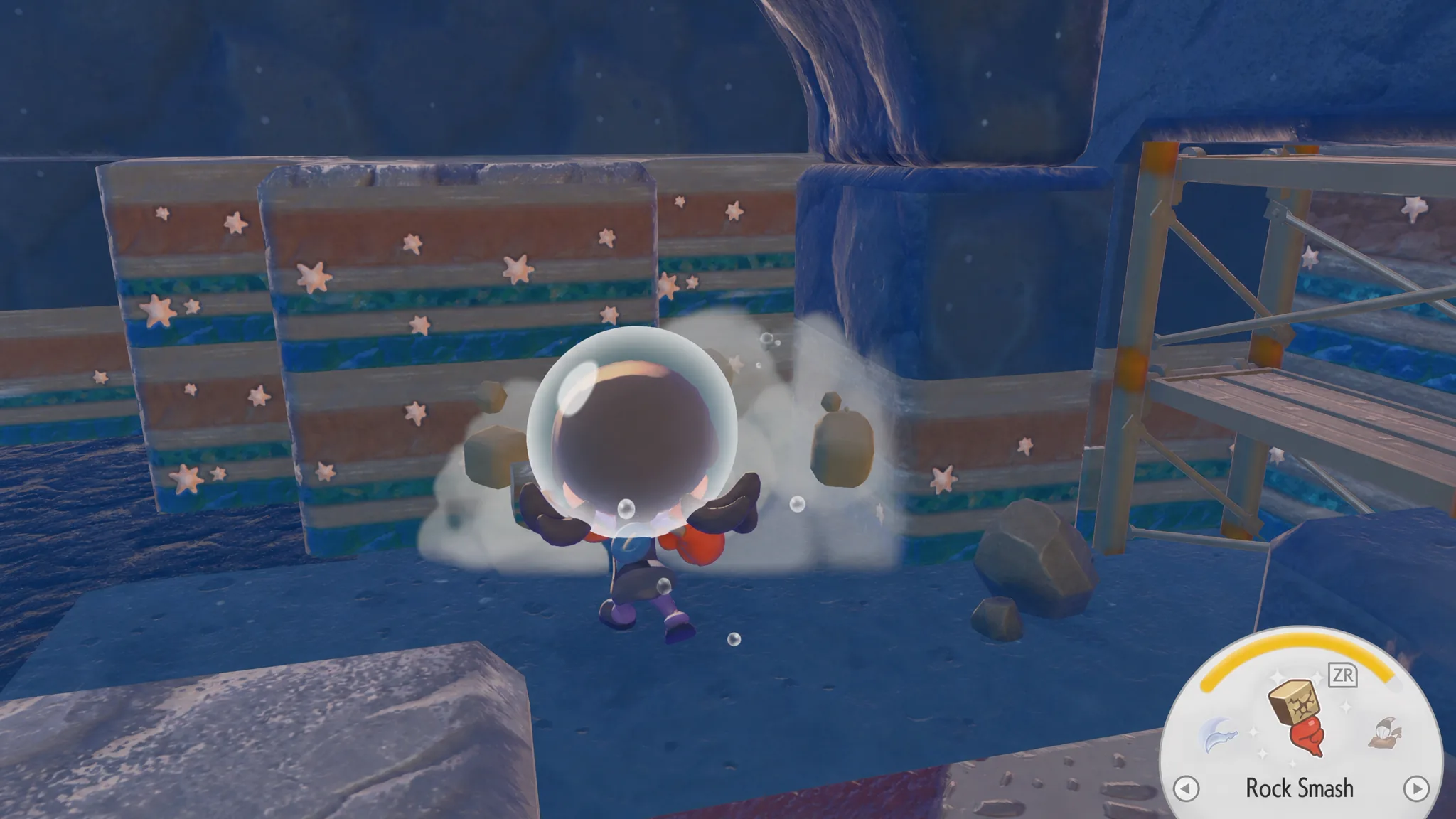 Smashing Star-spotted Rock in Pokémon Pokopia
