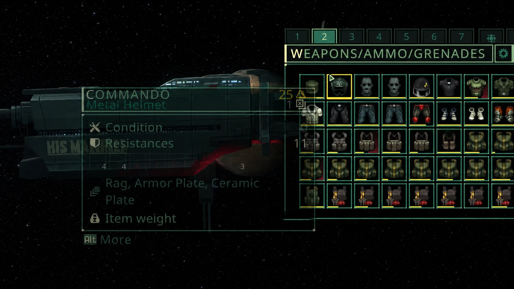 Weapon & Ammo Slots
