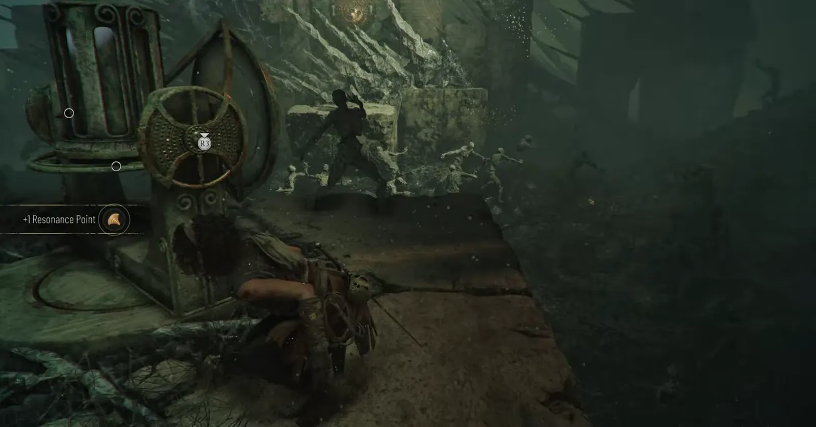Poisoned Syringe artefact obtained while activating the doorway mechanism