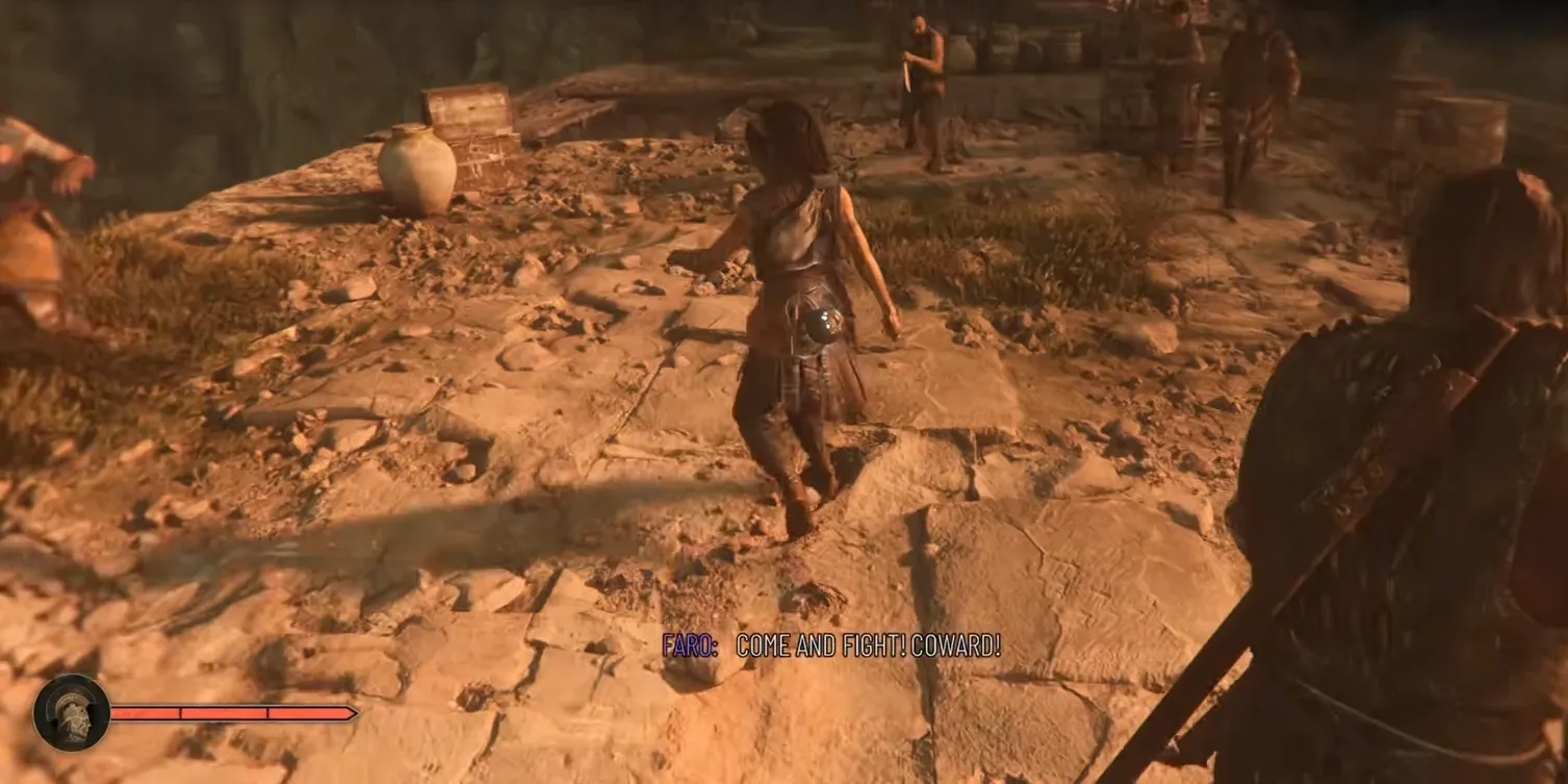Combat during the Fight the army objective with several enemies packed close together
