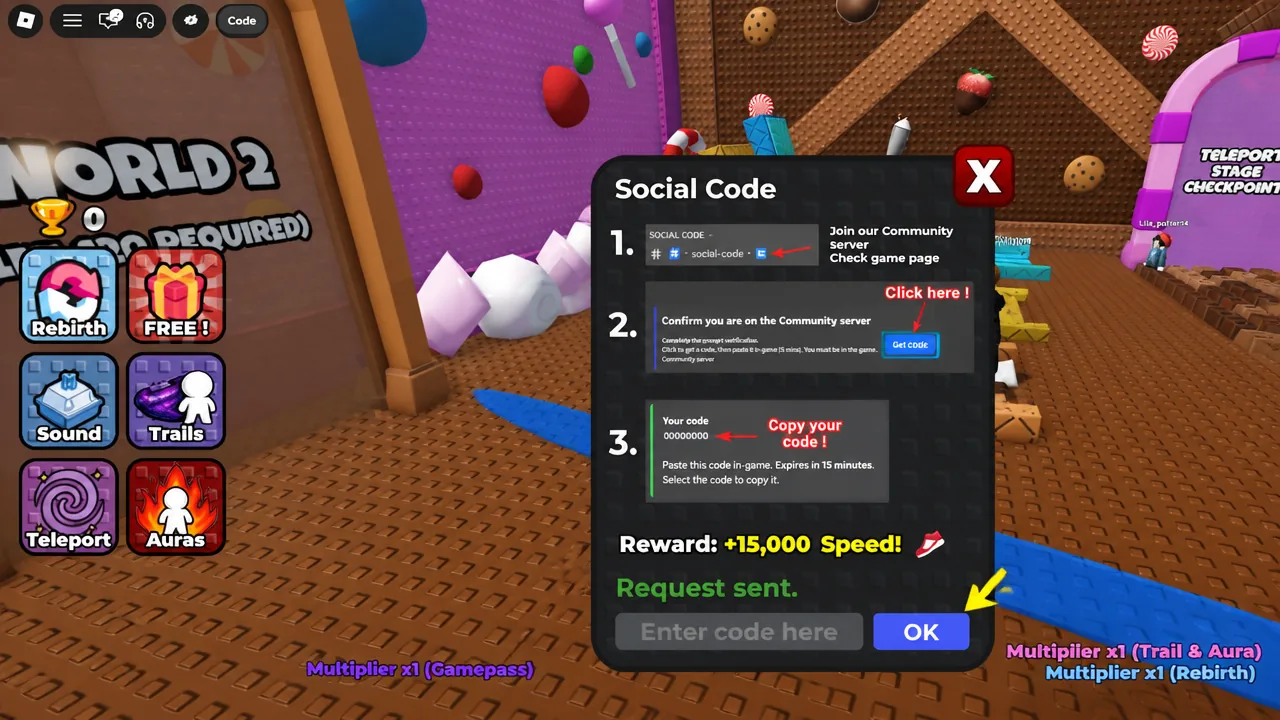 Redeem 1 Speed Keyboard Escape Codes
