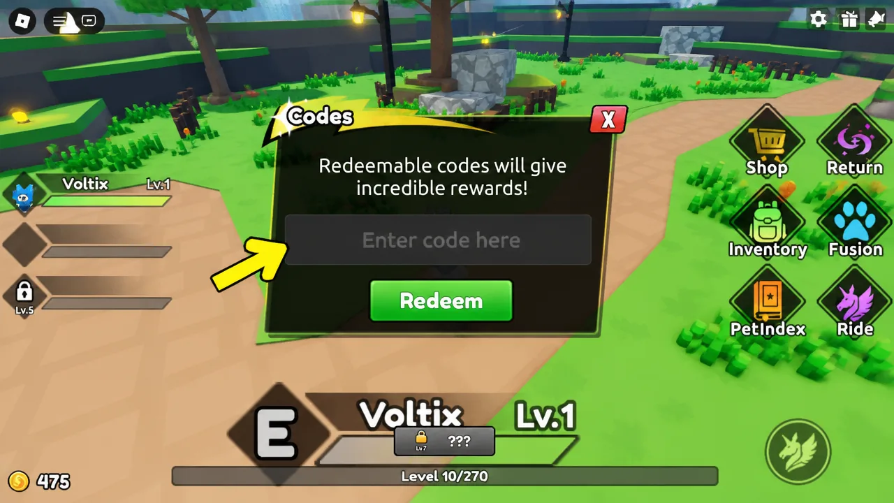 Catch a monster codes redemption