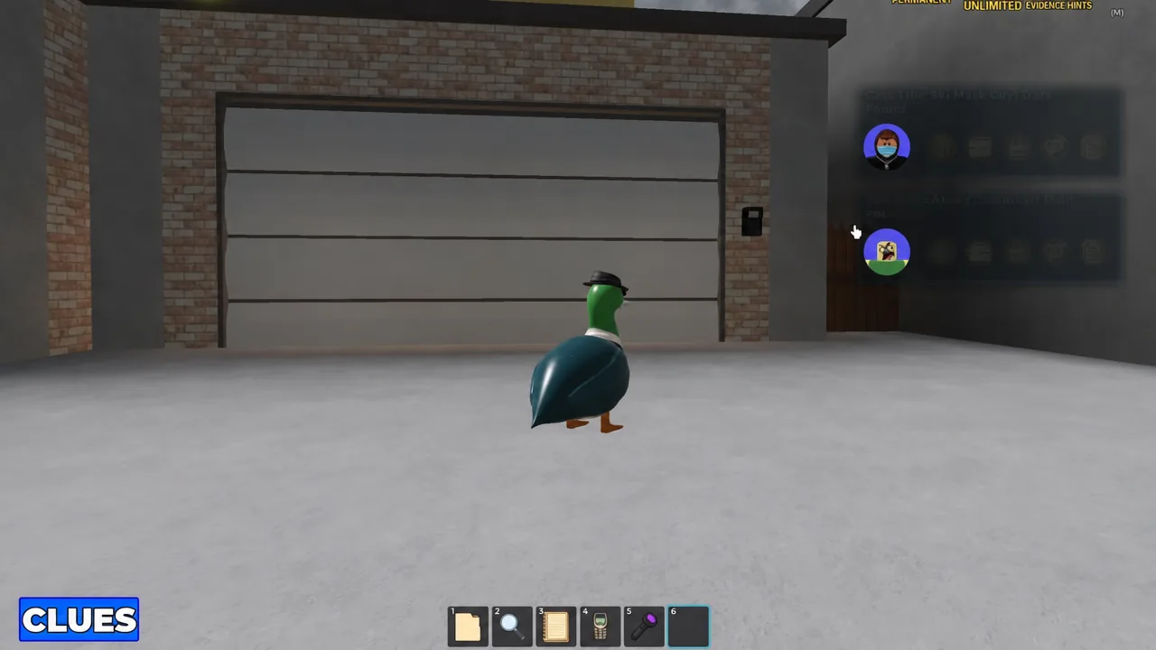 Opened garage interior where the lockpick tool is picked up