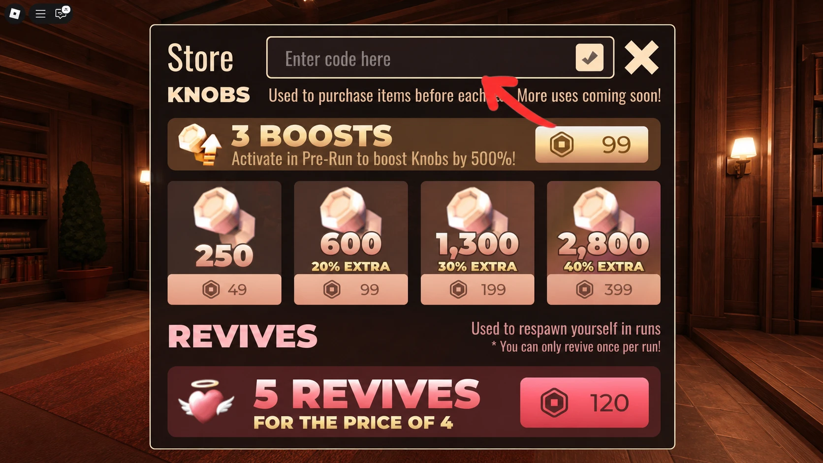 Redeem doors roblox codes
