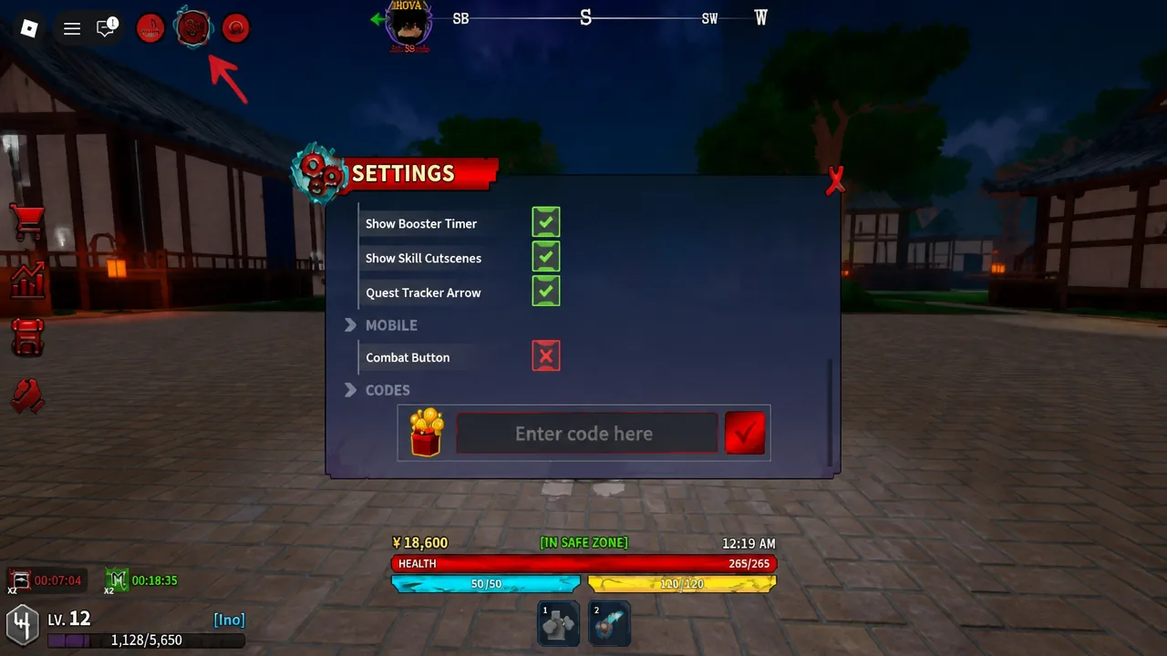 Kaizen Codes redemption guide