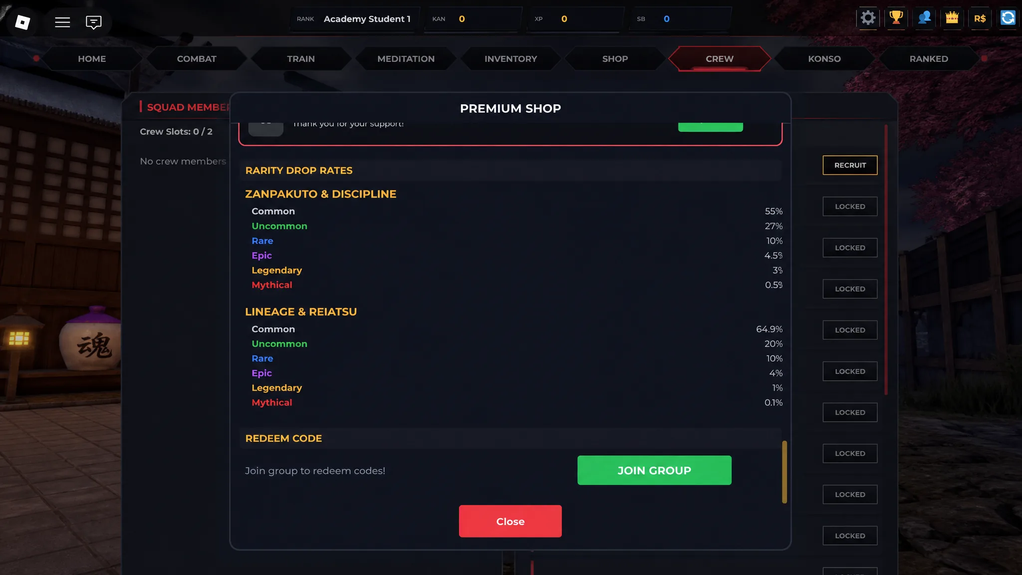 Soul Reaper Incremental the codes tab