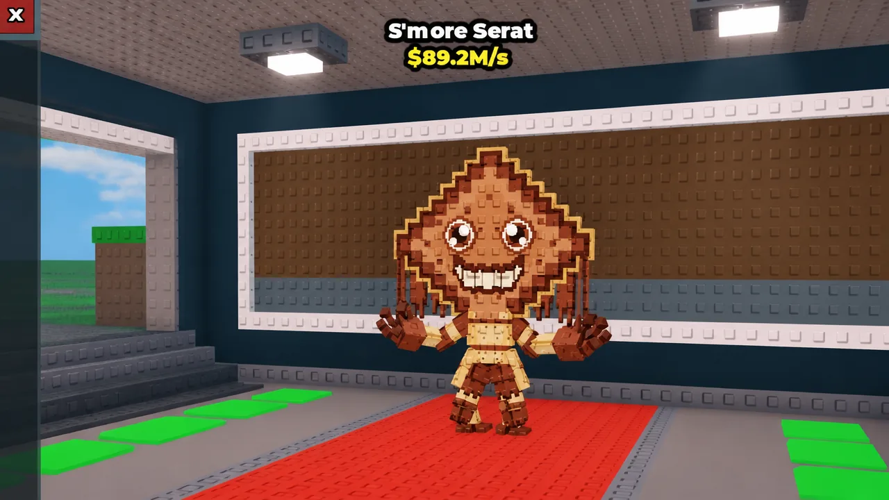 S'more Serat showcase in Steal a Brainrot