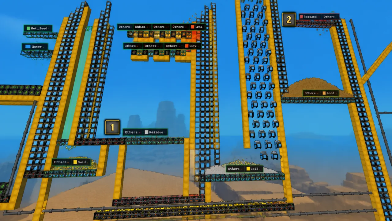 Trasporting resources in SANDUSTRY