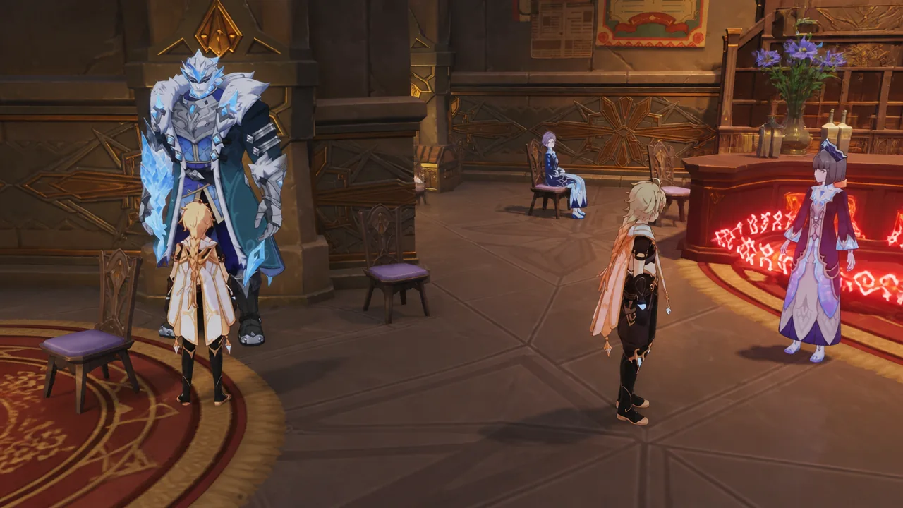 Seating Arrangements Quest Guest 1-2 in Genshin Impact