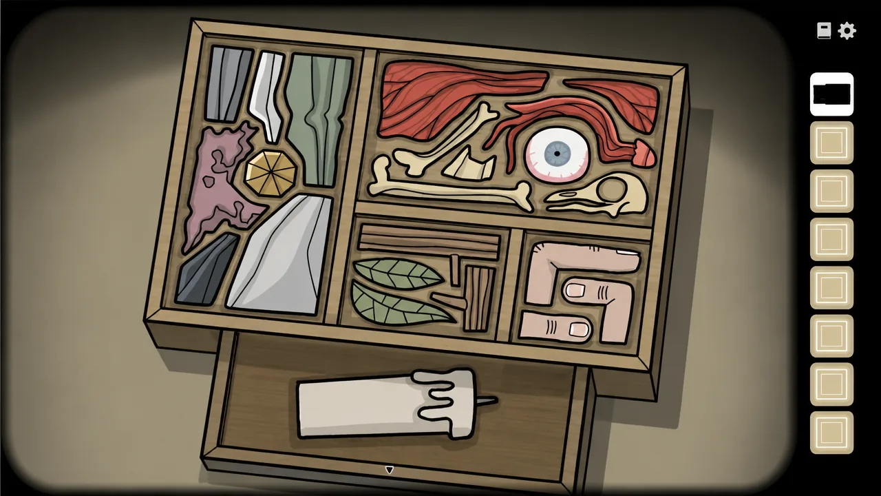 The sorted organizer in Servant of the Lake