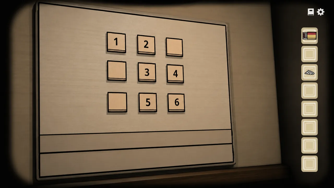 The code for the button box in Servant of the Lake