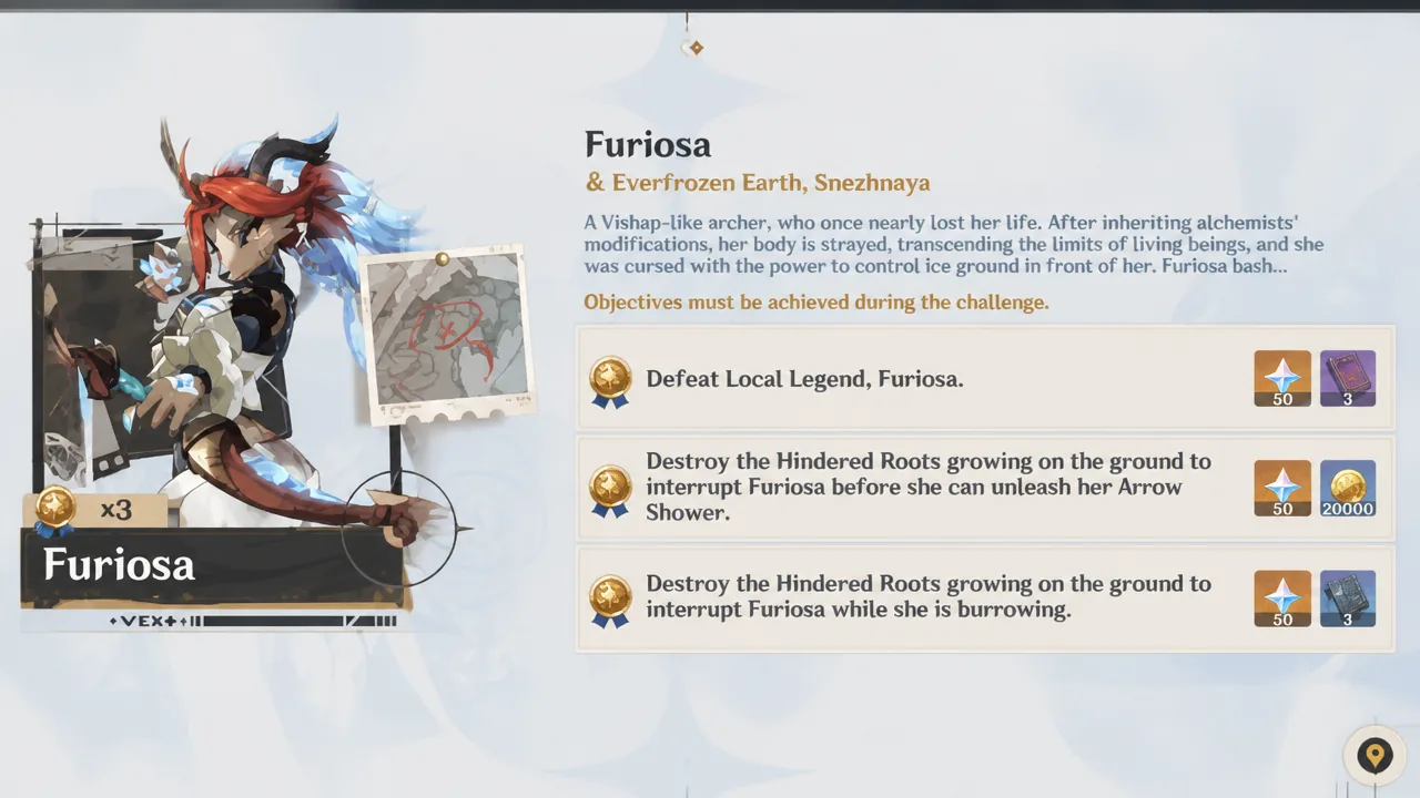 genshin-impact-furiosa-local-legend-location-achievement-objective-how-beat