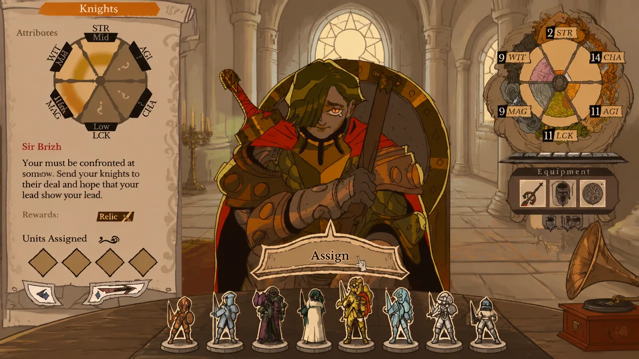 Talking with one of the characters in Sovereign Tower