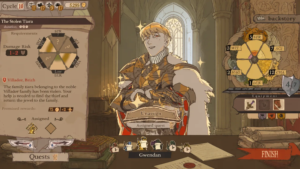 Stolen Tiara Quest in Sovereign Tower