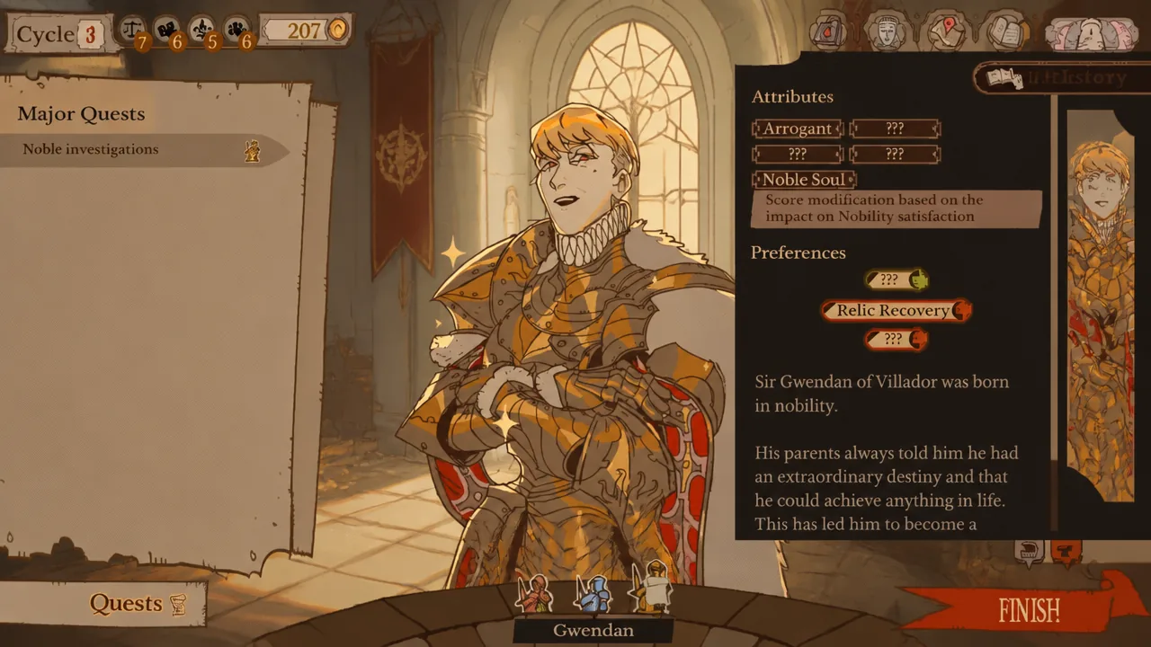 Sovereign Tower Gwendan Stats