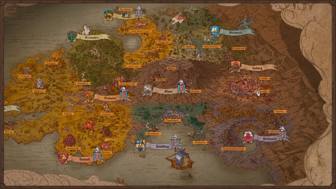 Sovereign Tower Map