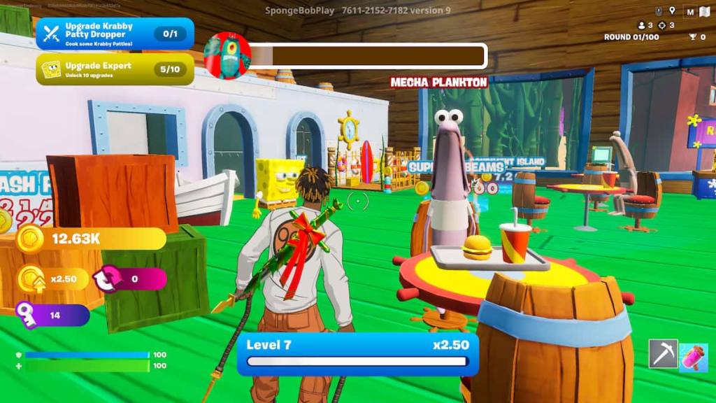 How to redeem codes in SpongeBob Tycoon Fortnite