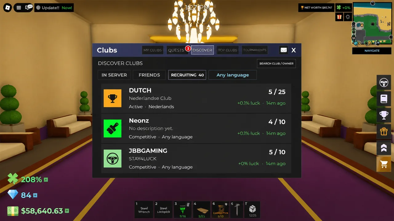 Join a Club