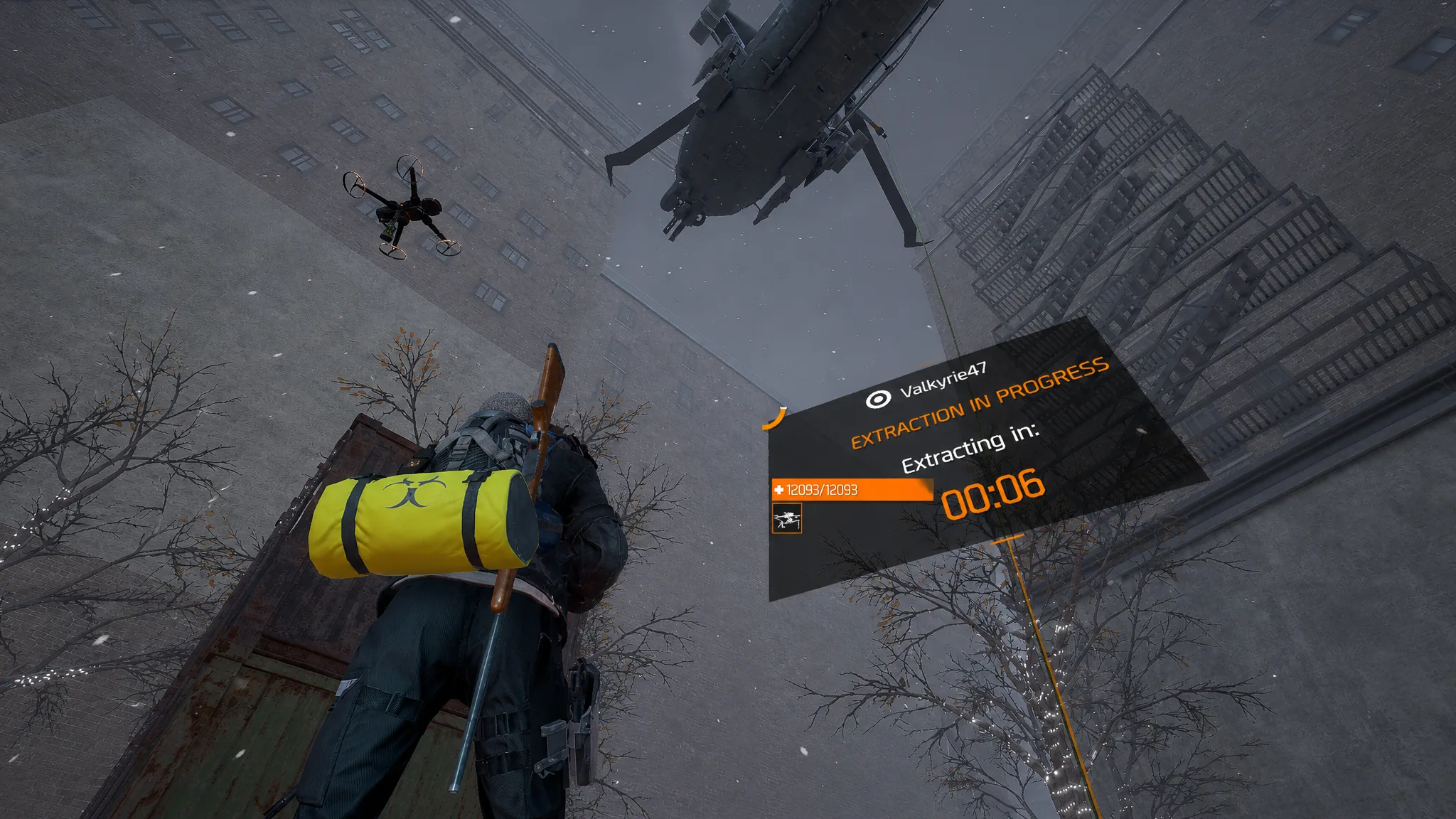 An extraction point in the Dark Zone
