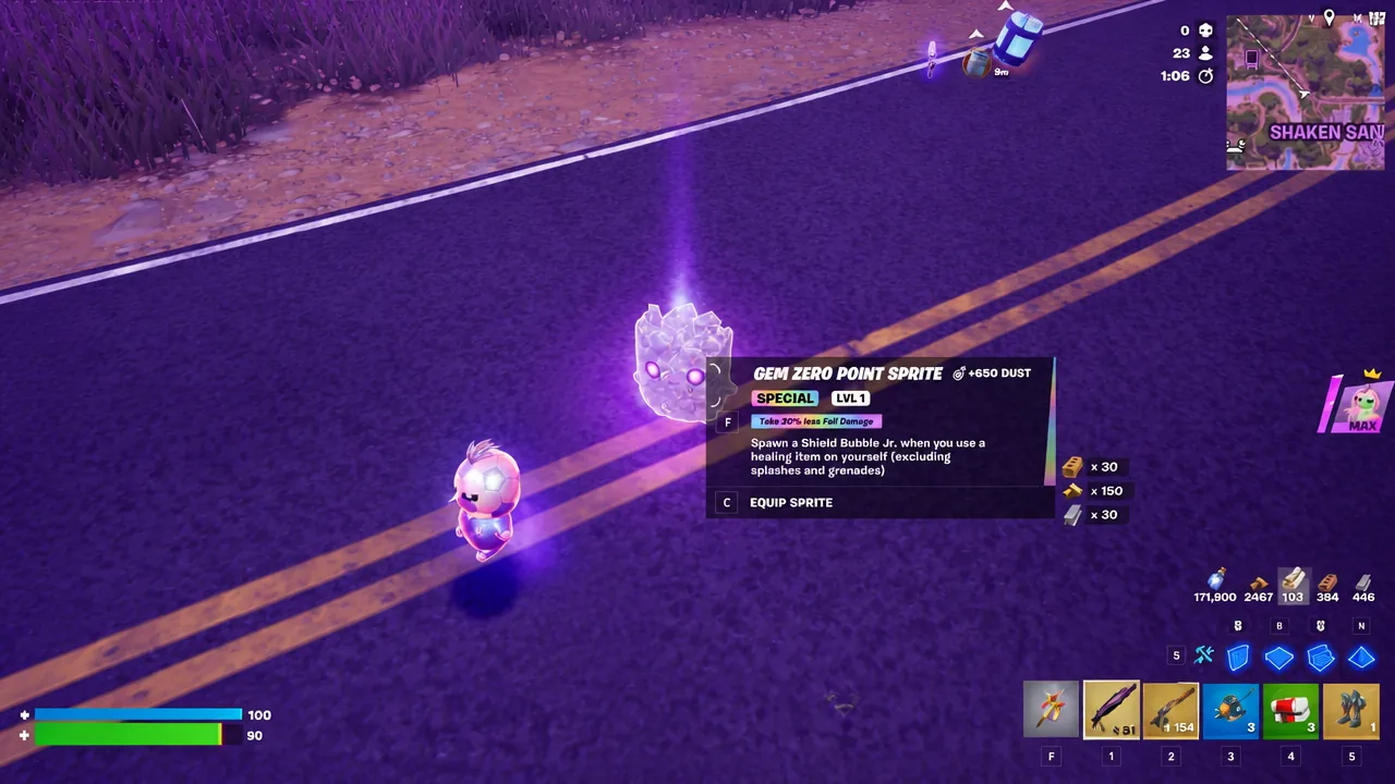 Gem Zero Point Sprite - Fortnite