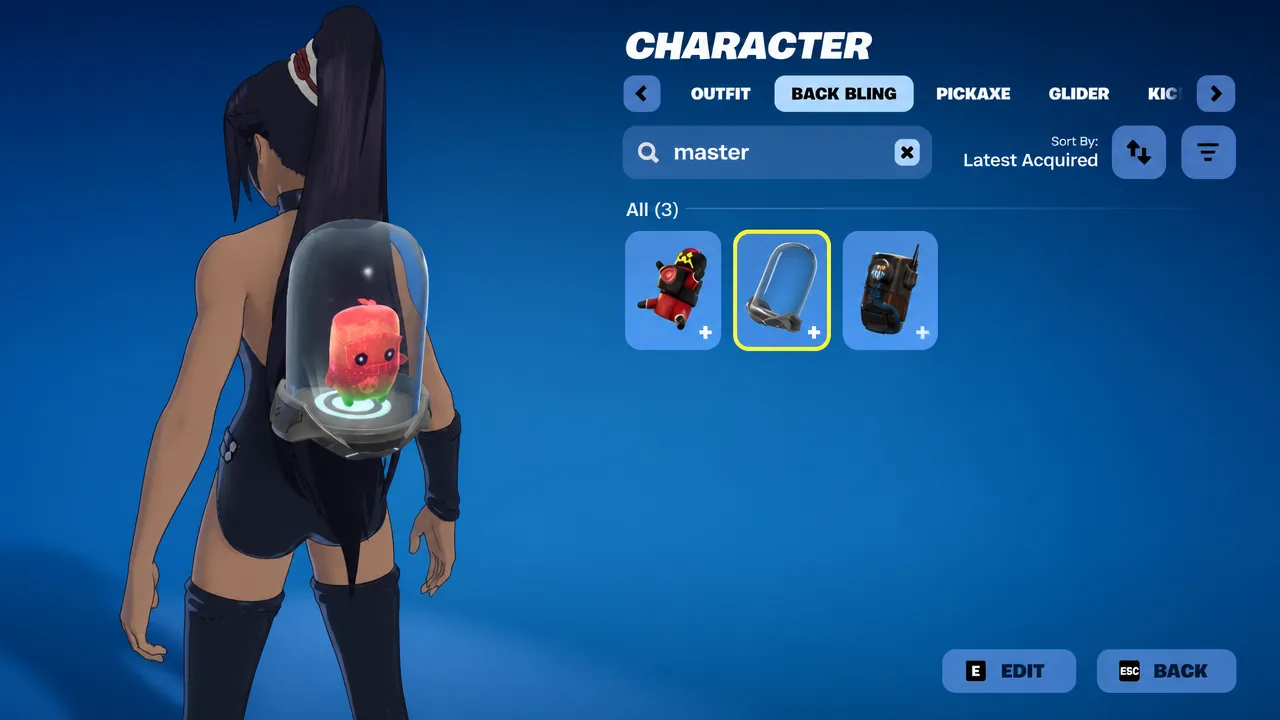 Fortnite Sprite Mastery Pod Back Bling