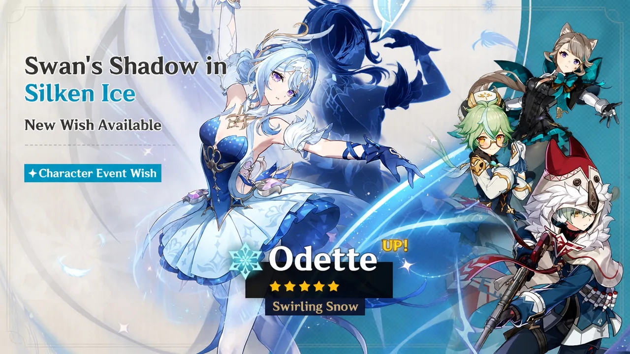 Odette, the new 5-star Cryo Sword character