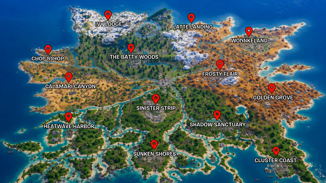 All Sprite Chest Locations in Fortnite