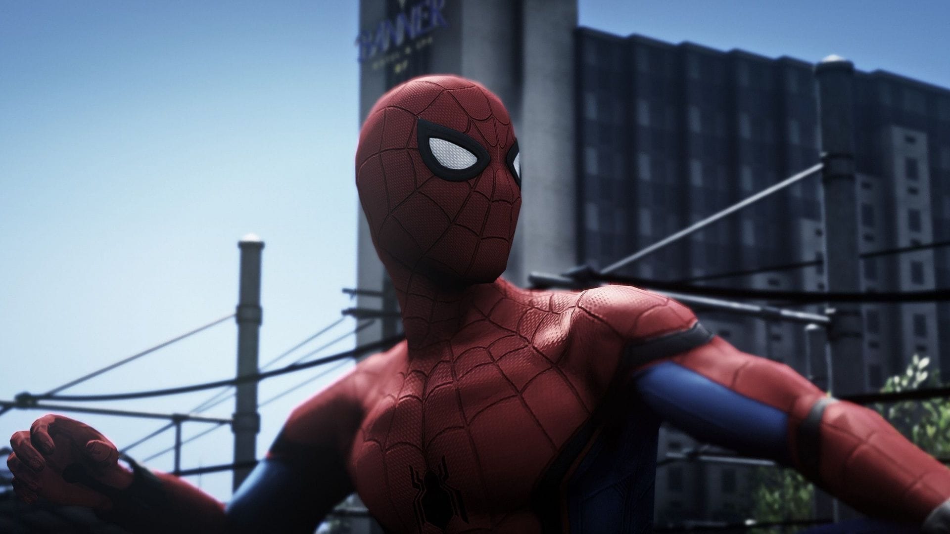 Tom Holland's Spider-Man with fully rigged body parts