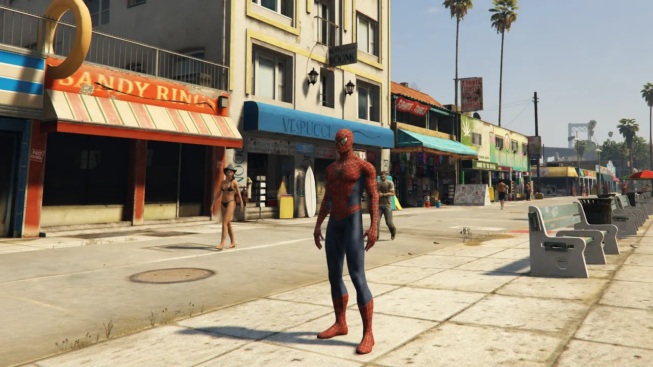 The original early-2000s Spider-Man costume