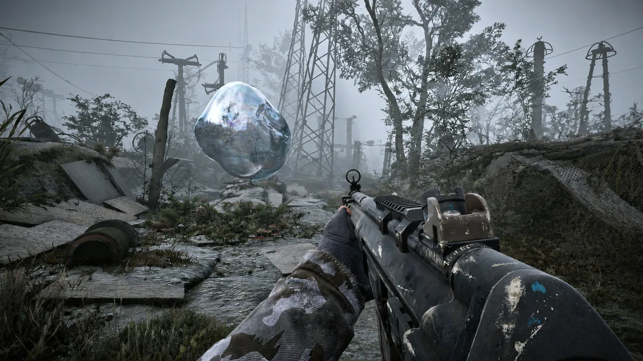Hostile stalkers and hazardous terrain in a newly opened part of the Zone