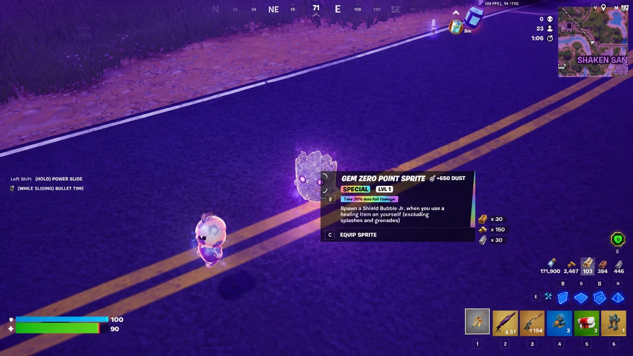 Gem Zero Point Sprite - Fortnite