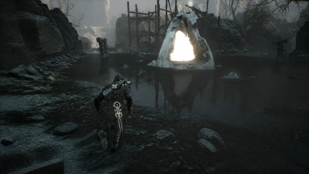 Path northeast from Widow's Overlook lined with enemies leading toward Proxima