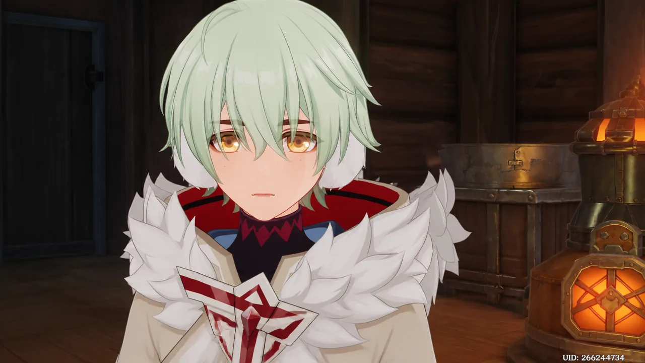 Alyosha when you first meet him in Genshin Impact