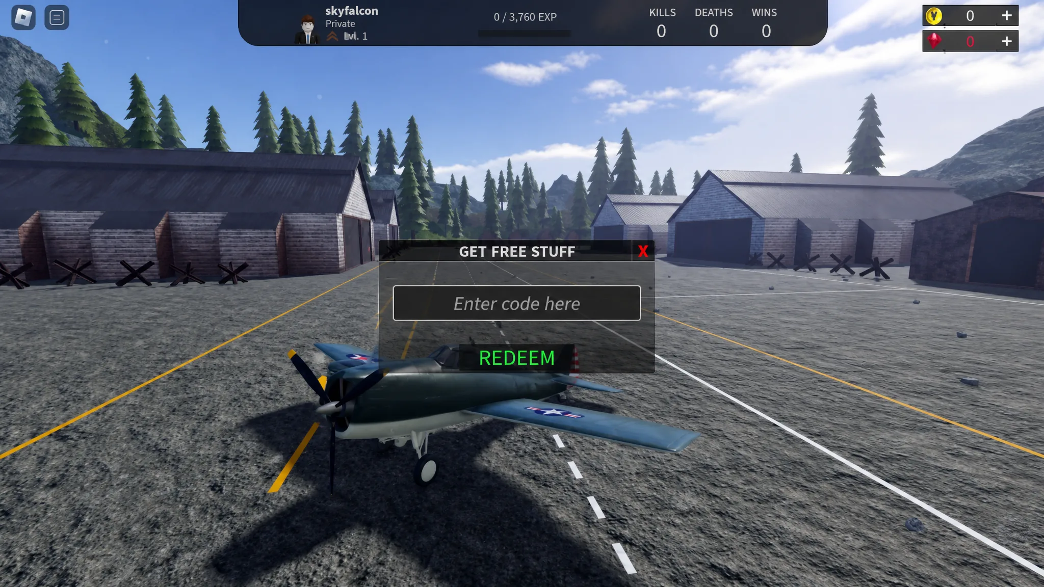 How to redeem codes for Wings of Glory