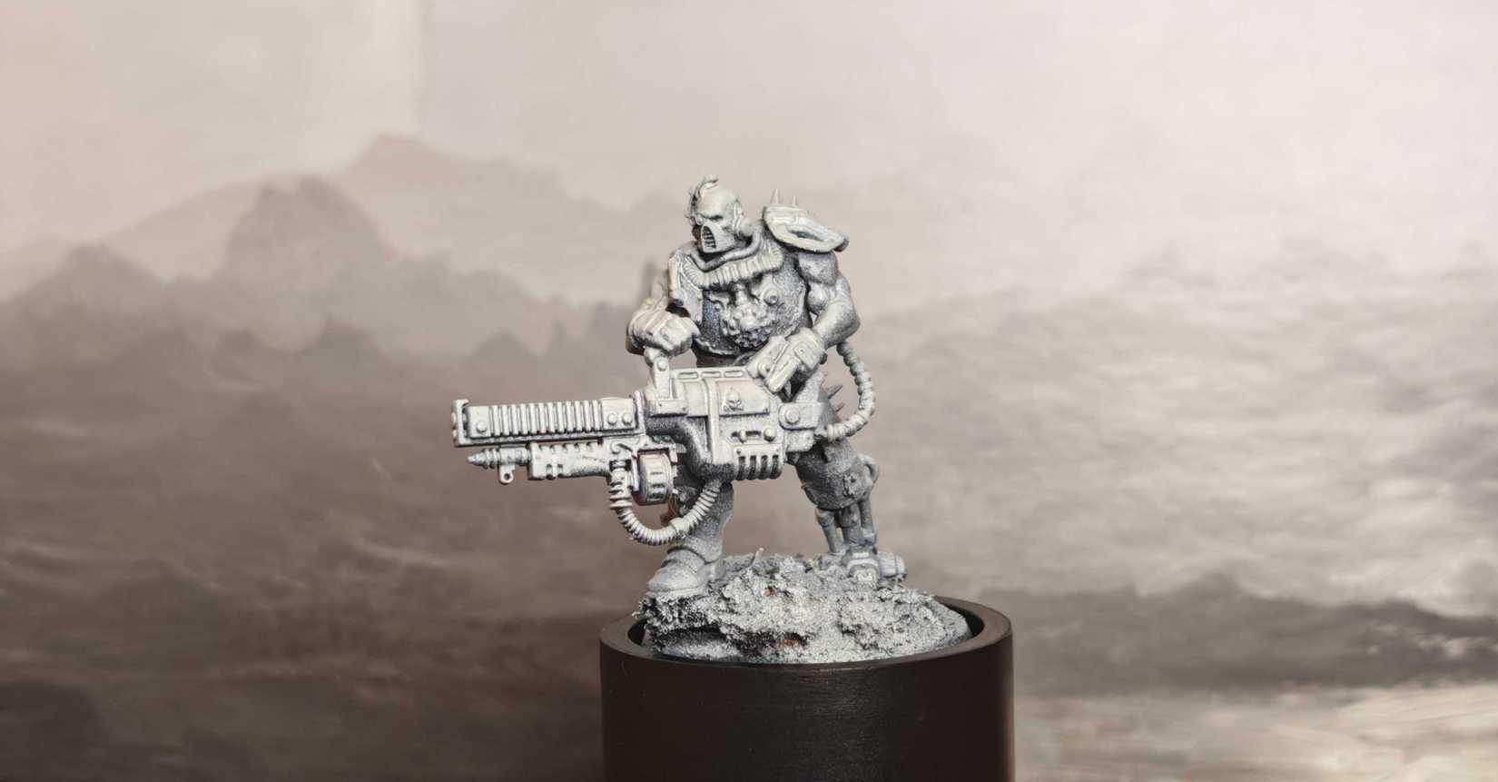 A custom flamer in Necromunda Skirmish