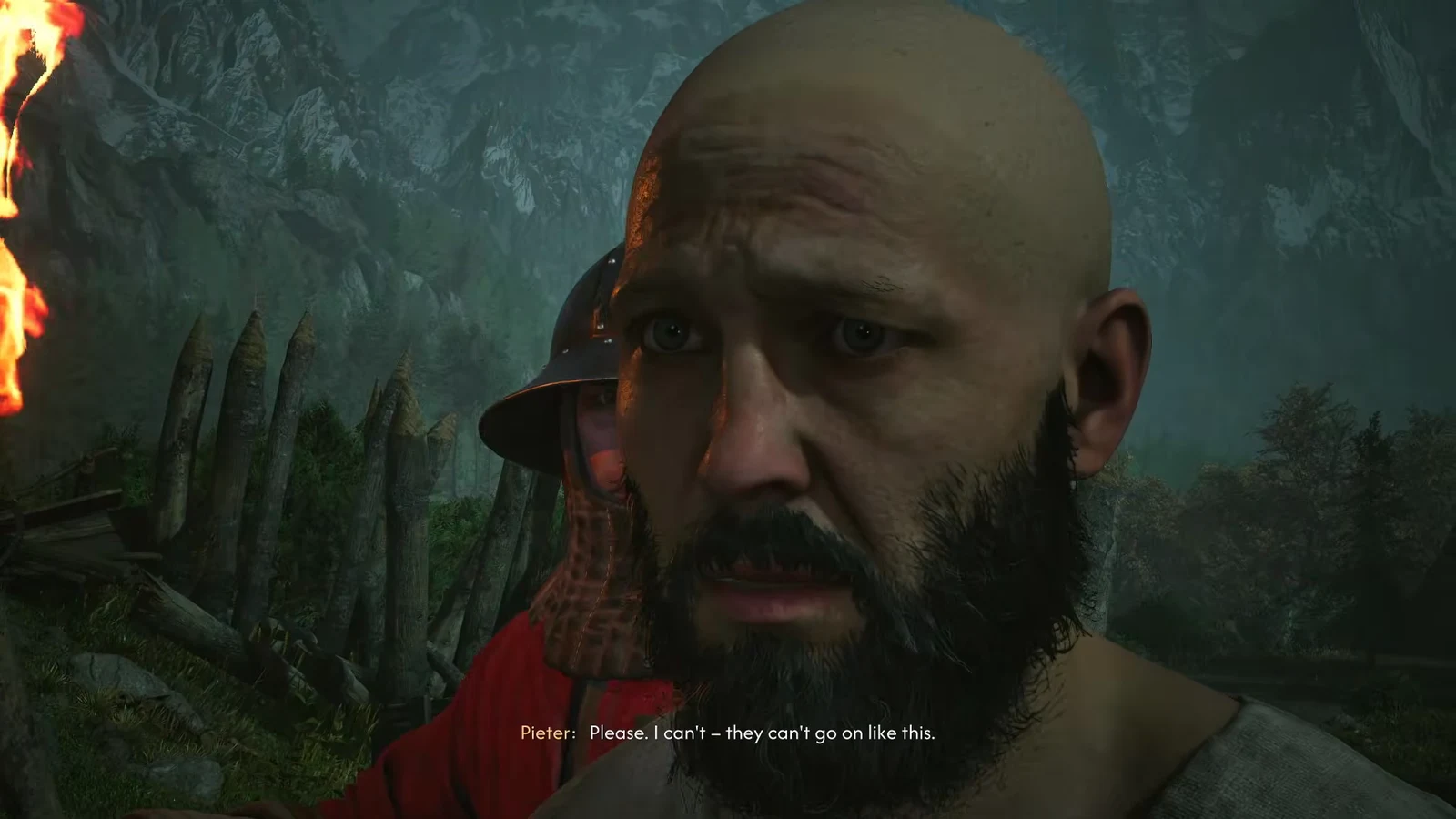 A story moment from the A Deal with the Devil quest in The Blood of Dawnwalker