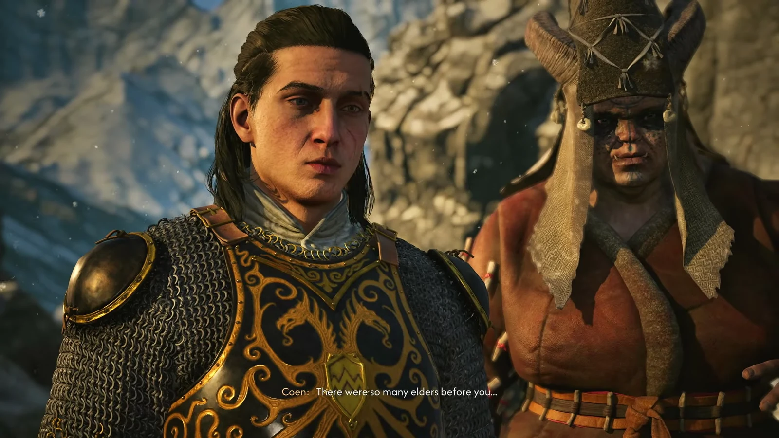The Uriash Matriarch explains that her daughter Bakr-Ocha has fled to the human city